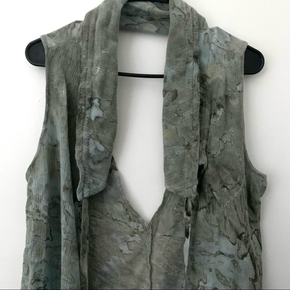 XVCI Maeve Tie Dye Linen Vest NWT - Picture 4 of 13